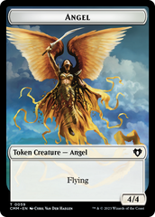 Copy (54) // Angel Double-Sided Token [Commander Masters Tokens] | Odin's Place