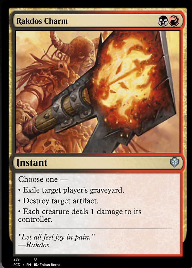 Rakdos Charm [Starter Commander Decks] | Odin's Place