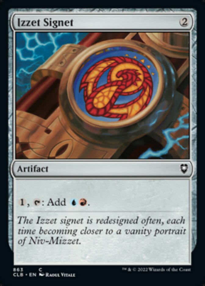 Izzet Signet [Commander Legends: Battle for Baldur's Gate] | Odin's Place