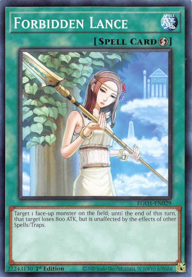 Forbidden Lance [EGO1-EN029] Common | Odin's Place
