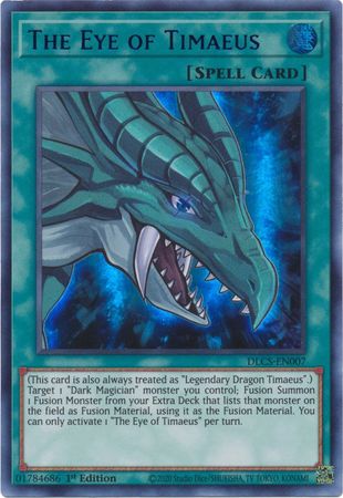 The Eye of Timaeus (Blue) [DLCS-EN007] Ultra Rare | Odin's Place