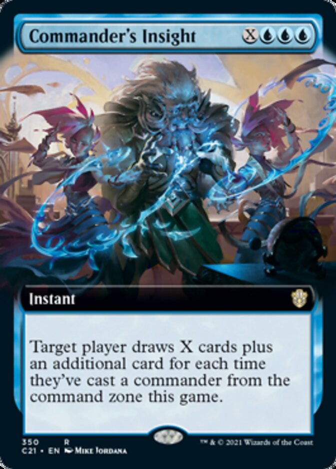 Commander's Insight (Extended Art) [Commander 2021] | Odin's Place