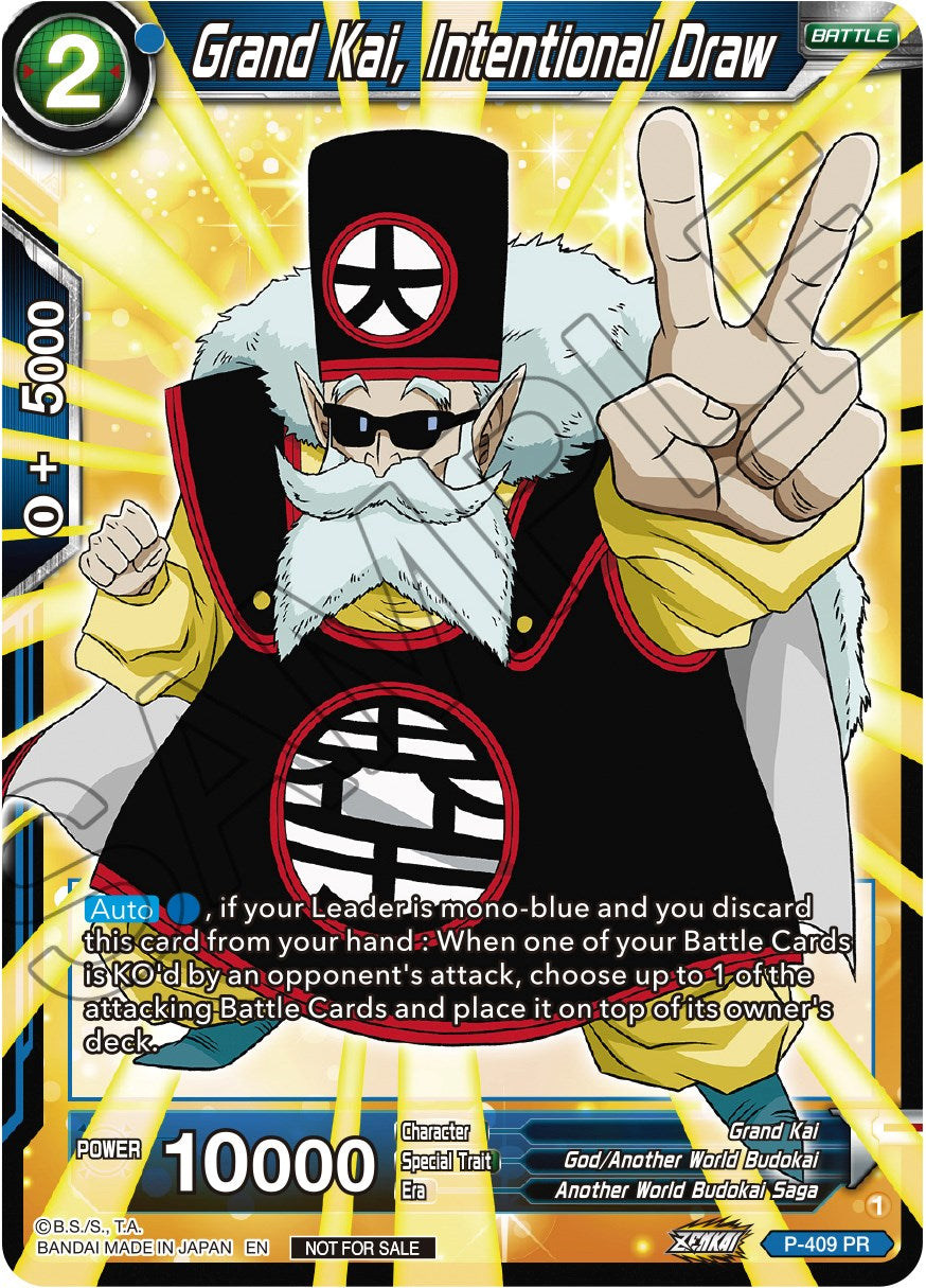 Grand Kai, Intentional Law (Zenkai Series Tournament Pack Vol.1) (P-409) [Tournament Promotion Cards] | Odin's Place