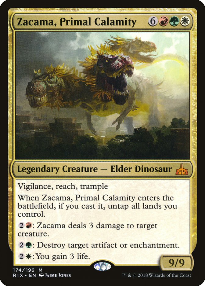 Zacama, Primal Calamity (174) [Rivals of Ixalan] | Odin's Place