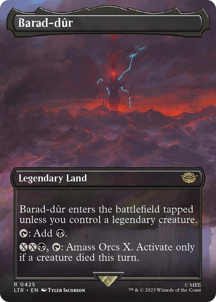 Barad-dur (Borderless Alternate Art) (425) [The Lord of the Rings: Tales of Middle-Earth] | Odin's Place