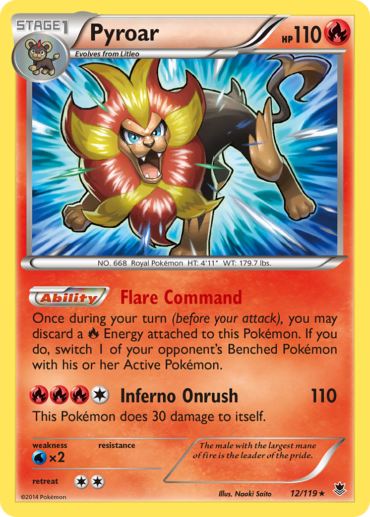 Pyroar (12/119) [XY: Phantom Forces] | Odin's Place
