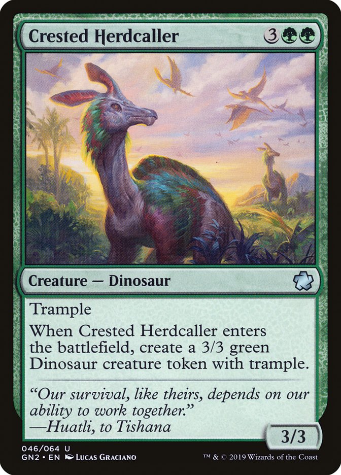Crested Herdcaller [Game Night 2019] | Odin's Place