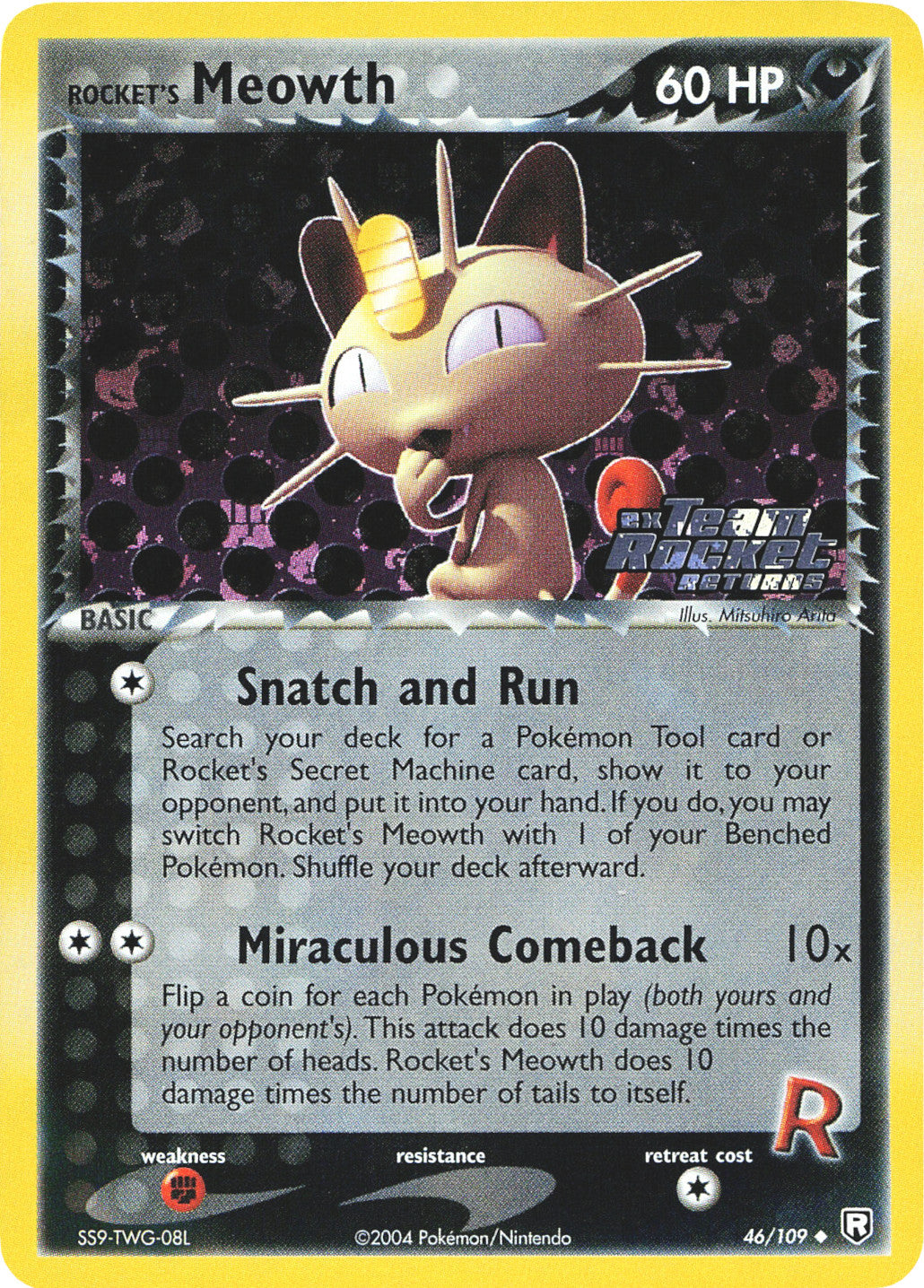 Rocket's Meowth (46/109) (Stamped) [EX: Team Rocket Returns] | Odin's Place