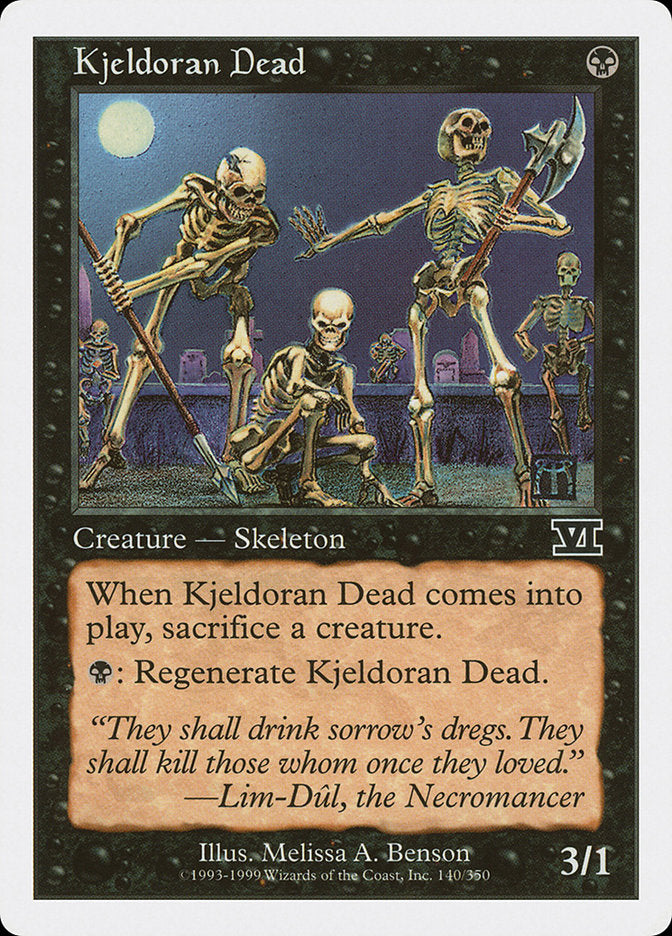 Kjeldoran Dead (140) [Classic Sixth Edition] | Odin's Place