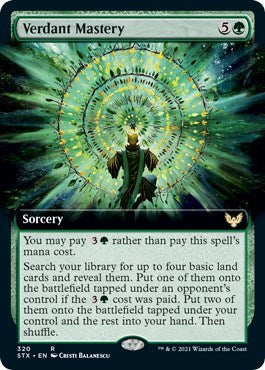 Verdant Mastery (Extended Art) [Strixhaven: School of Mages] | Odin's Place