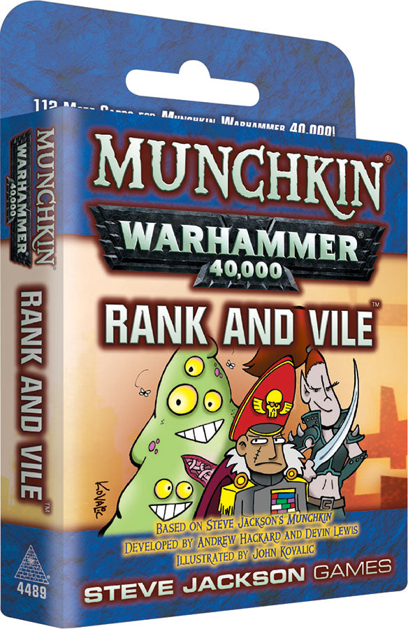 Munchkin Warhammer 40,000: Rank and Vile | Odin's Place
