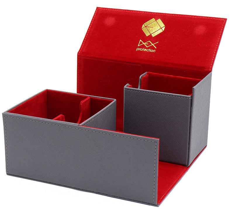 DEX Creation Line Deck Box: Large - Grey | Odin's Place