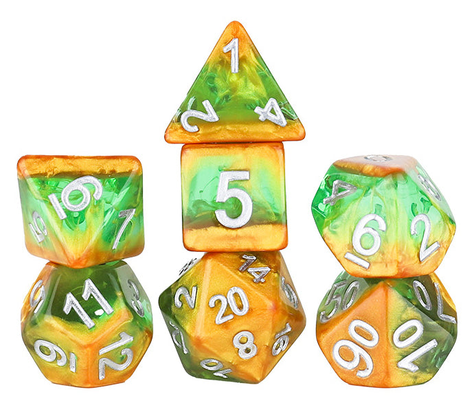 RPG Dice Set (7): Rainforest | Odin's Place