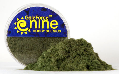 Gale Force 9 Miniatures Tools: Hobby Round Dark Green Static Grass | Odin's Place