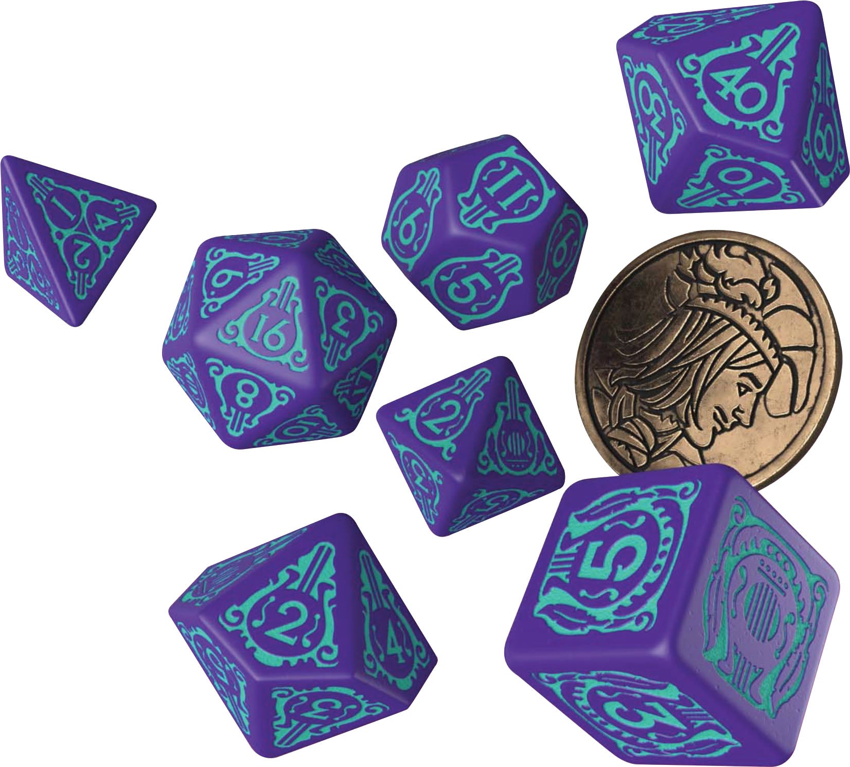 Q Workshop The Witcher Dice Set: Dandelion - Half Century of Poetry | Odin's Place