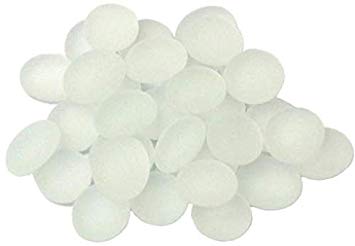 Chessex Crystal Clear Frosted Glass Stones in 5.5 inch Tube | Odin's Place