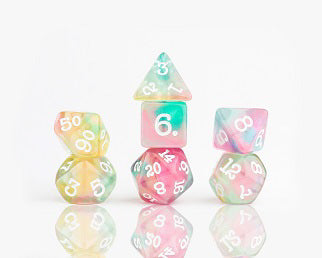 Sirius Dice Poly 7 Set: Sherbet | Odin's Place