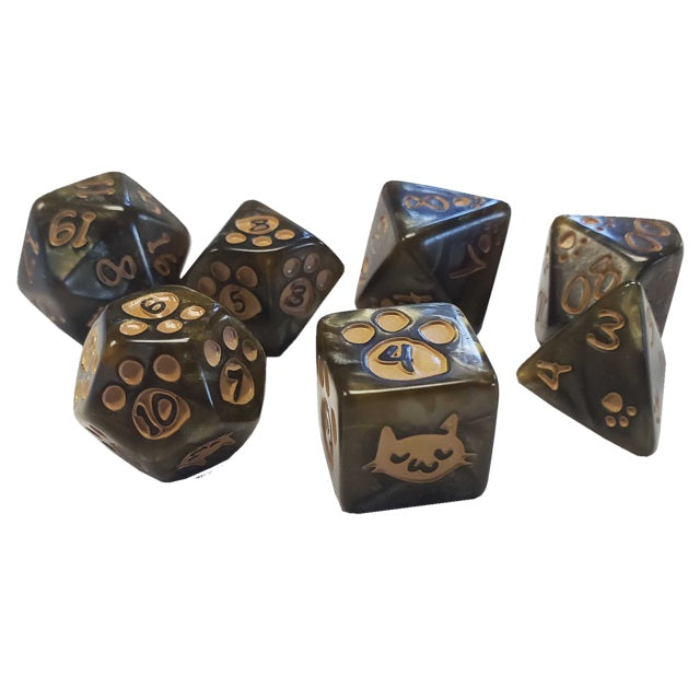 Polyhedral Dice Set (7): Kitten | Odin's Place