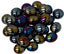 Chessex Black Opal Iridized Glass Stones in 5.5` Tube | Odin's Place