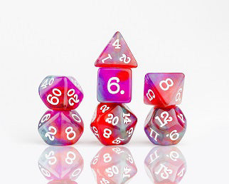 Dice Poly 7 Set: Dragonfruit | Odin's Place