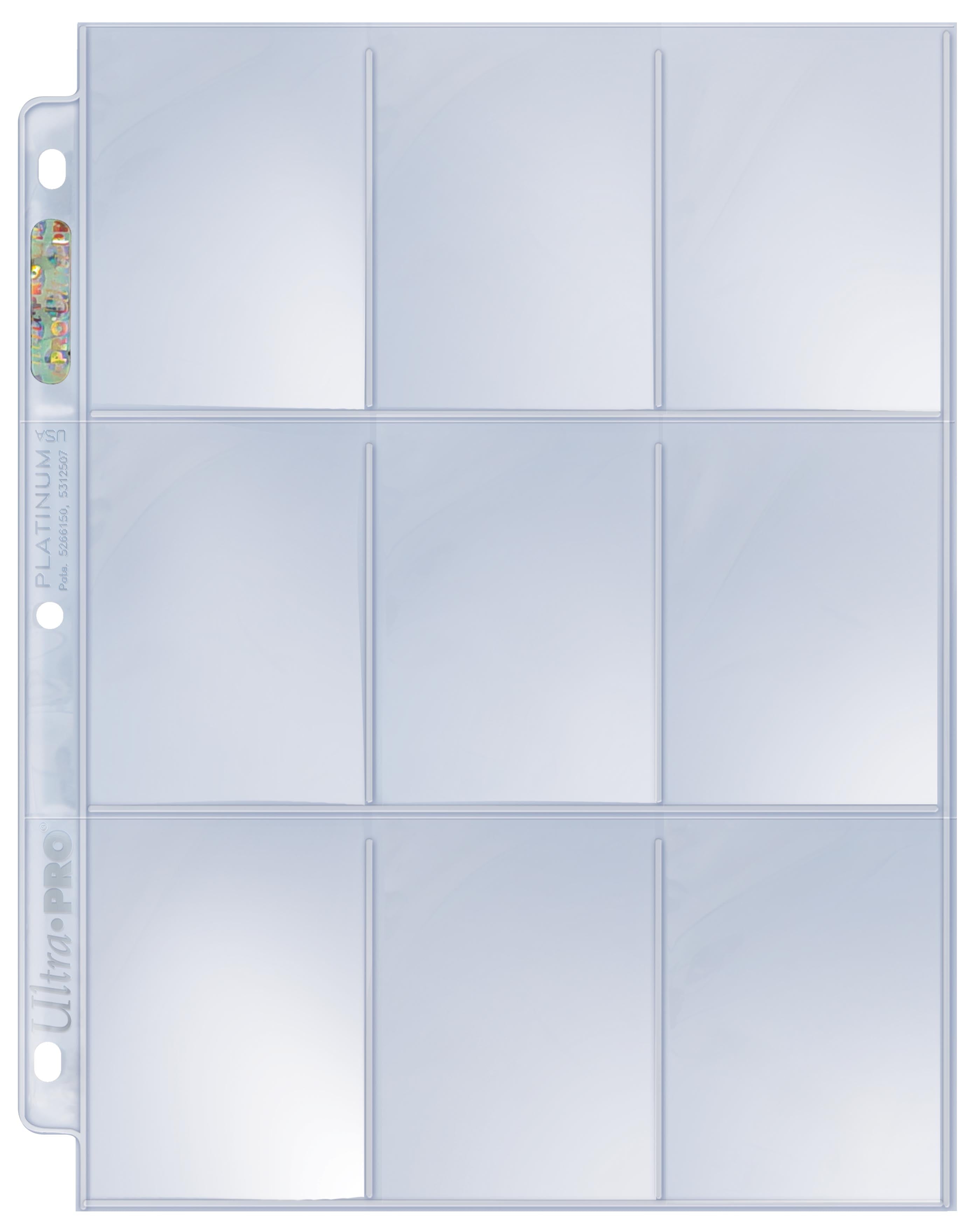 Ultra Pro 9 Pocket Card Pages (100) | Odin's Place
