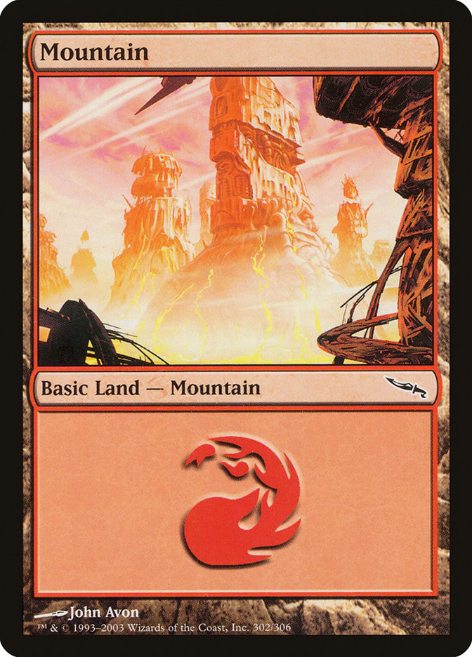 Mountain (302) [Mirrodin] | Odin's Place