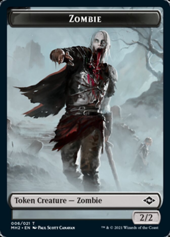 Squirrel // Zombie Double-Sided Token [Modern Horizons 2 Tokens] | Odin's Place