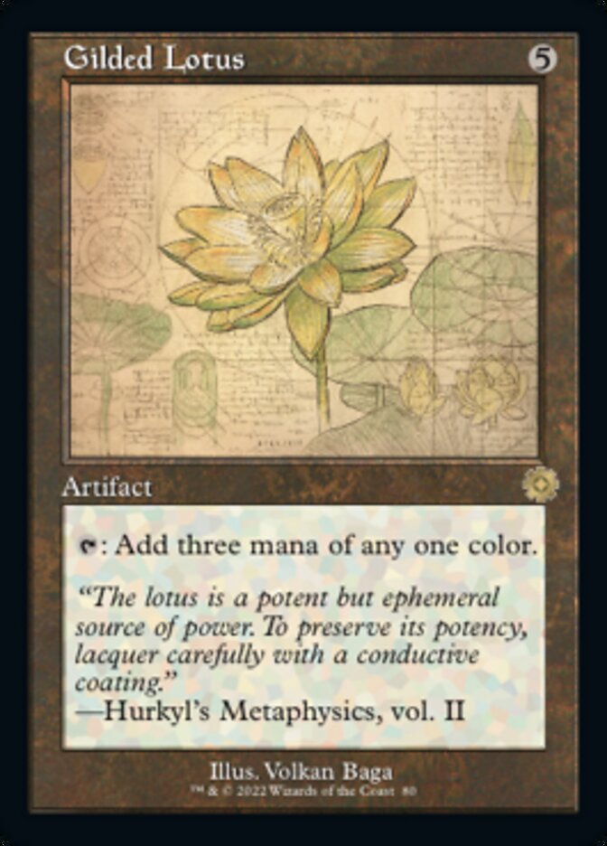 Gilded Lotus (Retro Schematic) [The Brothers' War Retro Artifacts] | Odin's Place