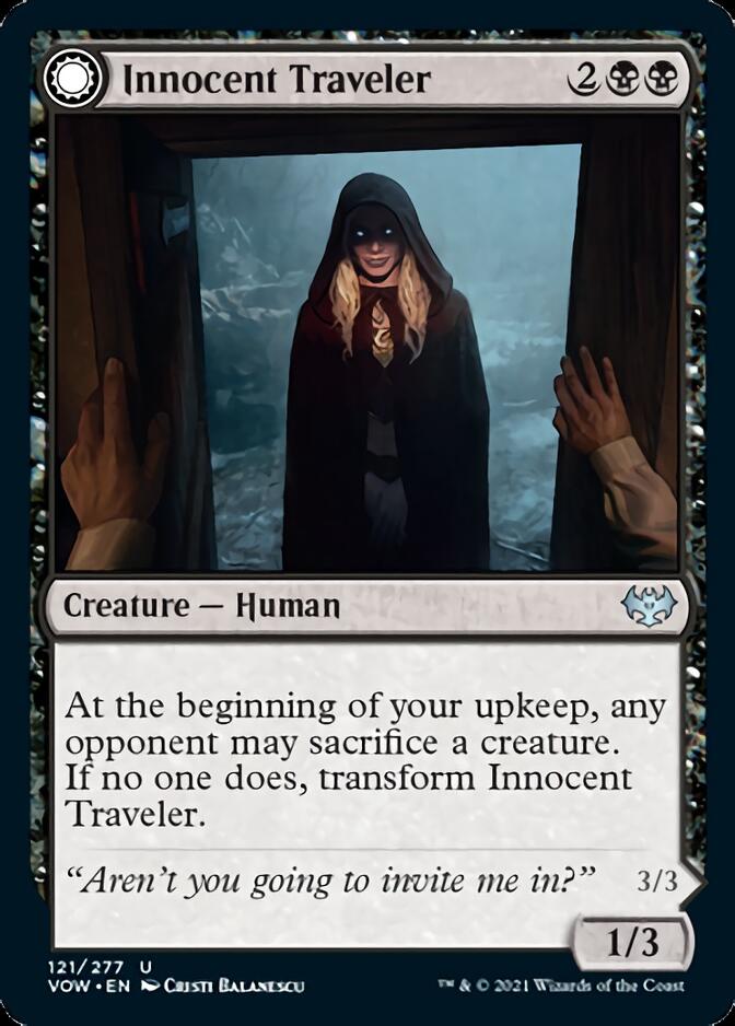 Innocent Traveler // Malicious Invader [Innistrad: Crimson Vow] | Odin's Place