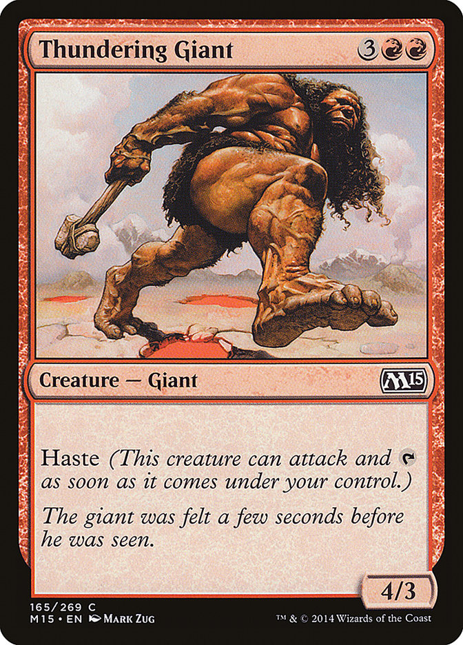 Thundering Giant (165) [Magic 2015] | Odin's Place