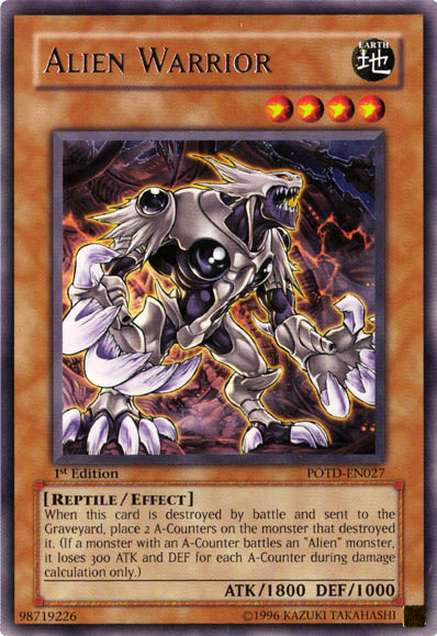 Alien Warrior [POTD-EN027] Rare | Odin's Place