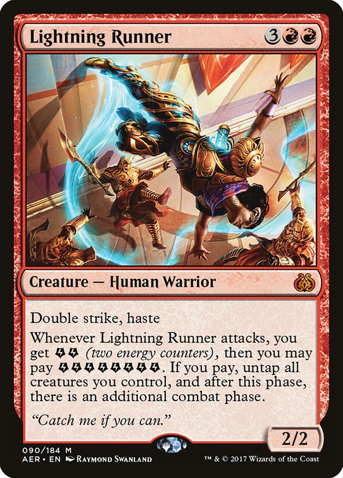 Lightning Runner (90) [Aether Revolt] | Odin's Place