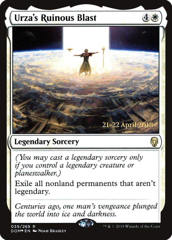 Urza's Ruinous Blast (39) [Dominaria Prerelease Promos] | Odin's Place