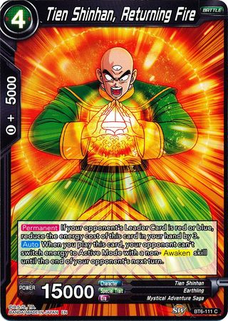 Tien Shinhan, Returning Fire (BT6-111) [Destroyer Kings] | Odin's Place