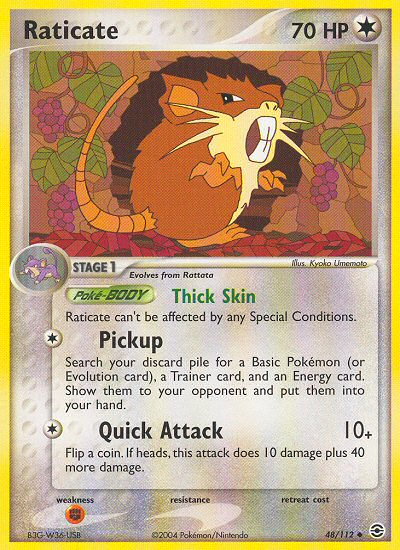 Raticate (48/112) [EX: FireRed & LeafGreen] | Odin's Place