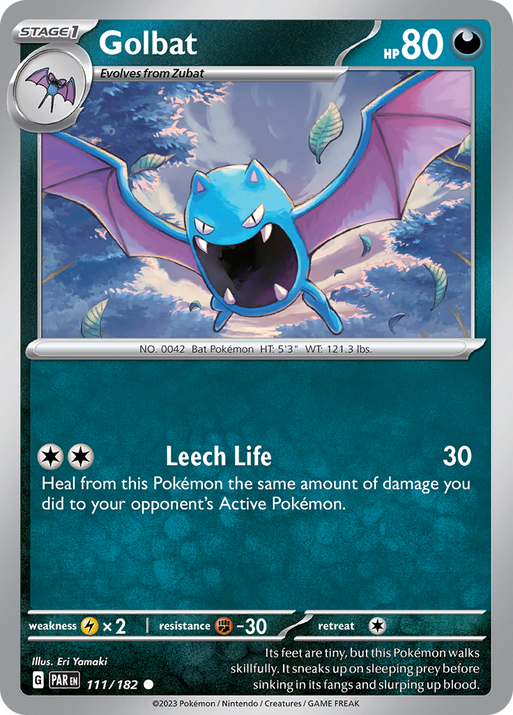 Golbat (111/182) [Scarlet & Violet: Paradox Rift] | Odin's Place