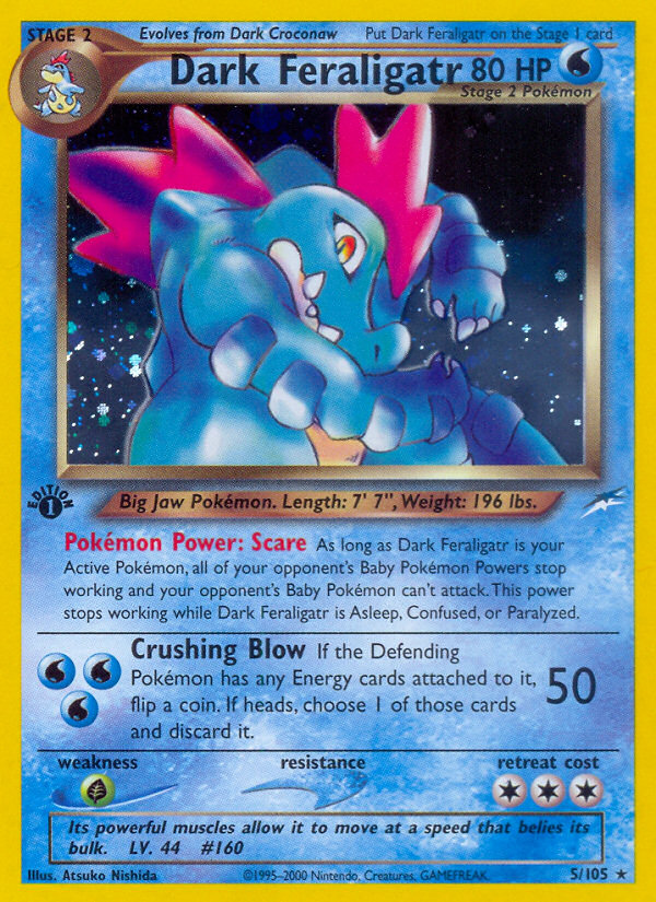 Dark Feraligatr (5/105) [Neo Destiny 1st Edition] | Odin's Place