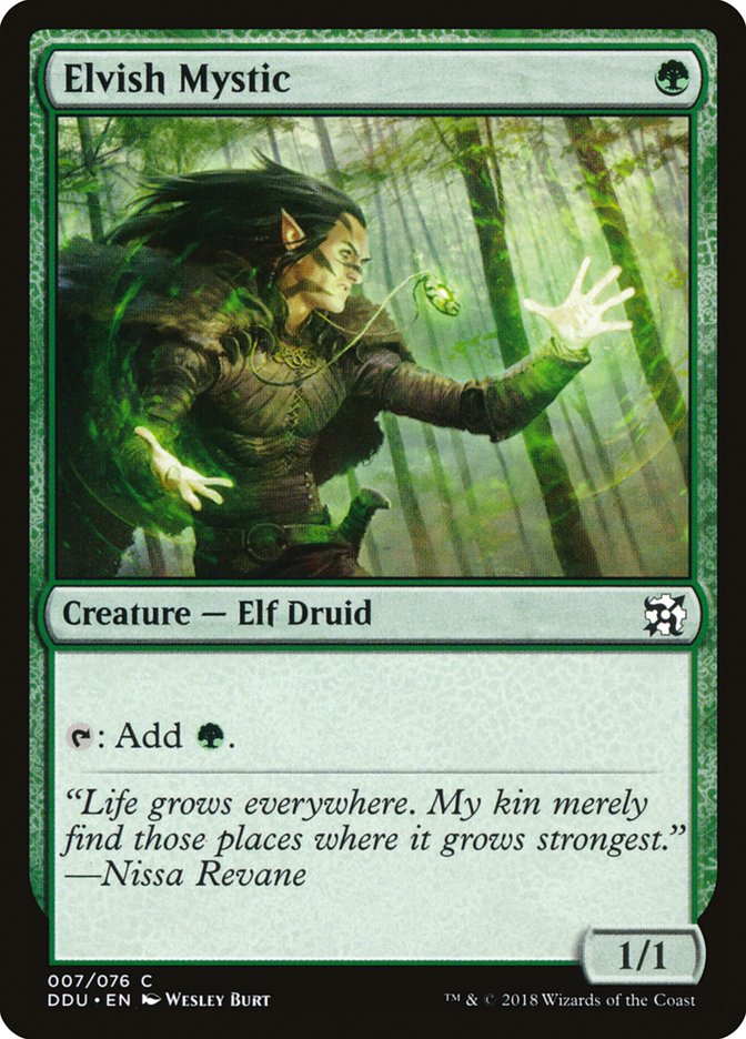 Elvish Mystic (7) [Duel Decks: Elves vs. Inventors] | Odin's Place