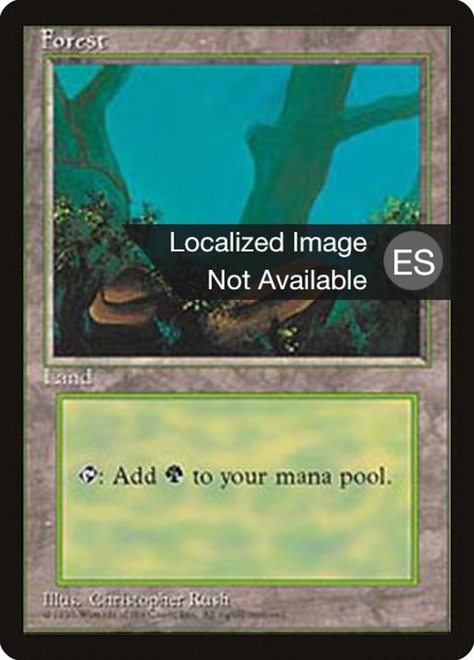 Forest (A) [Fourth Edition (Foreign Black Border)] | Odin's Place