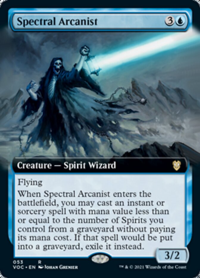 Spectral Arcanist (Extended Art) [Innistrad: Crimson Vow Commander] | Odin's Place