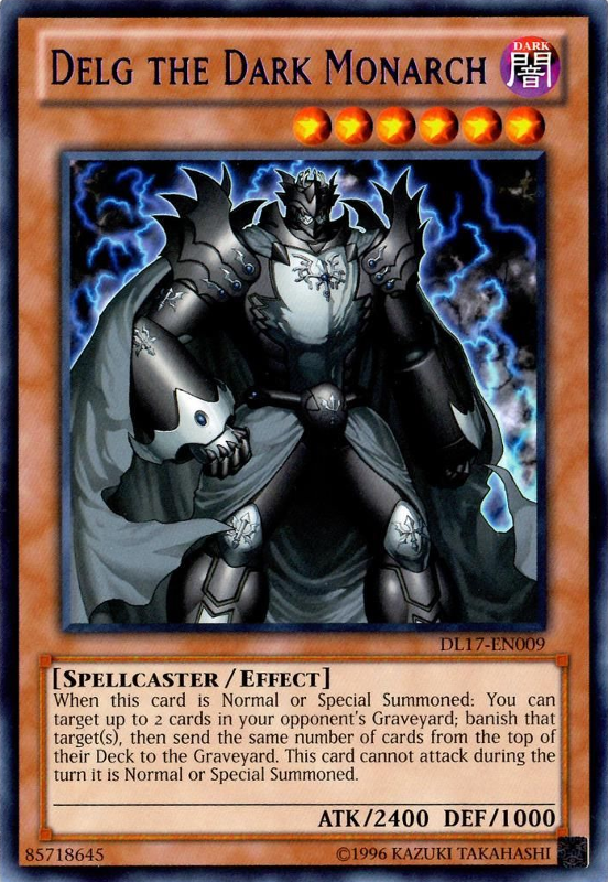 Delg the Dark Monarch (Purple) [DL17-EN009] Rare | Odin's Place