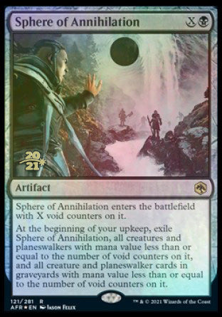 Sphere of Annihilation [Dungeons & Dragons: Adventures in the Forgotten Realms Prerelease Promos] | Odin's Place