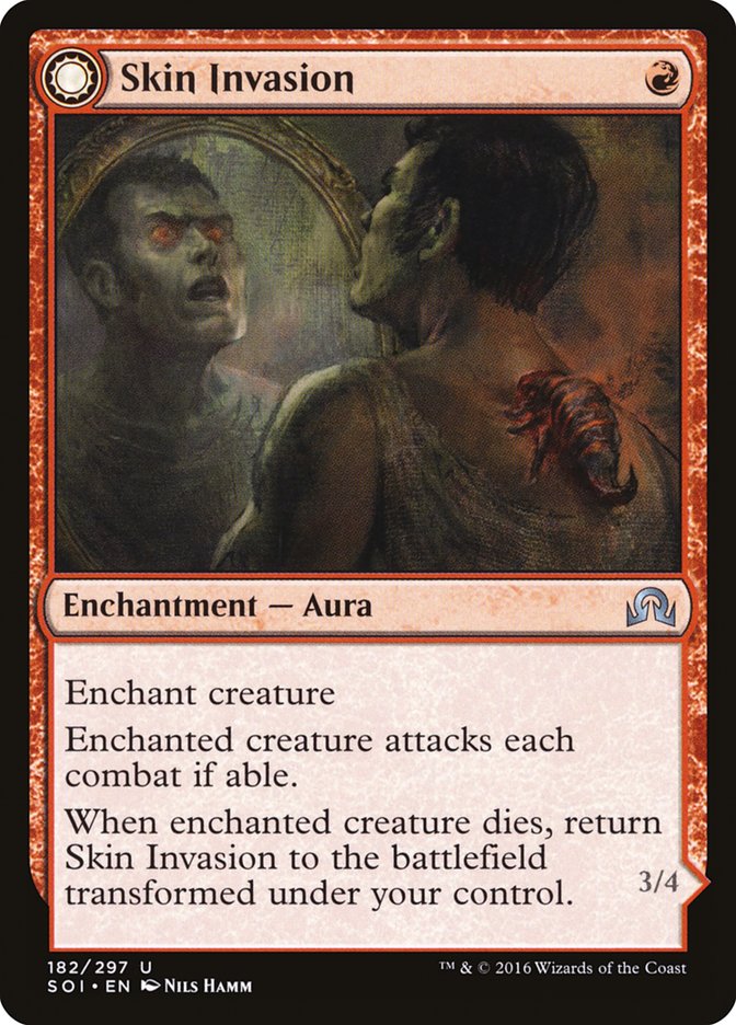 Skin Invasion // Skin Shedder [Shadows over Innistrad] | Odin's Place