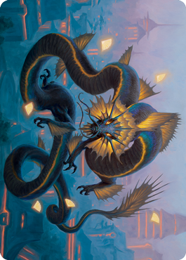 Ao, the Dawn Sky 1 Art Card [Kamigawa: Neon Dynasty Art Series] | Odin's Place