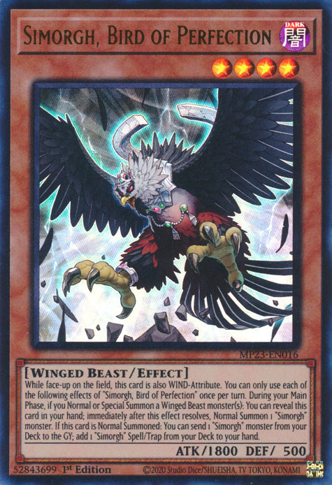 Simorgh, Bird of Perfection [MP23-EN016] Ultra Rare | Odin's Place