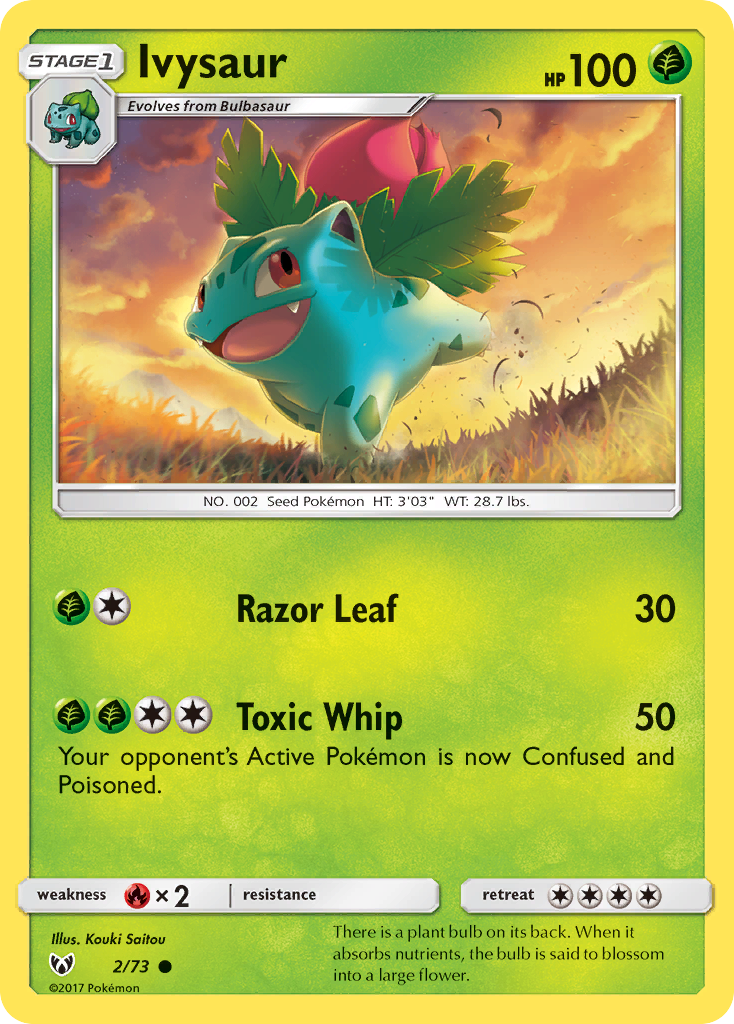 Ivysaur (2/73) [Sun & Moon: Shining Legends] | Odin's Place