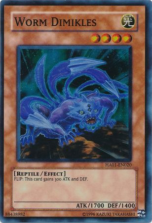 Worm Dimikles [HA01-EN020] Super Rare | Odin's Place