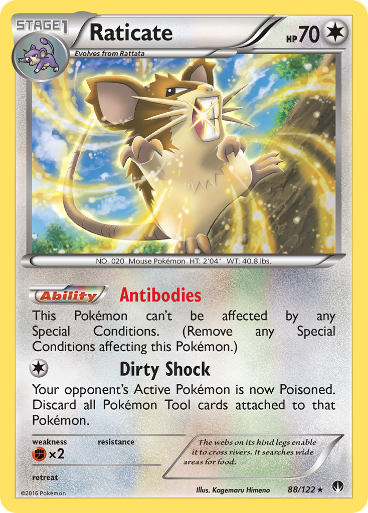 Raticate (88/122) [XY: BREAKpoint] | Odin's Place