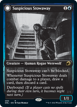 Suspicious Stowaway // Seafaring Werewolf [Innistrad: Double Feature] | Odin's Place