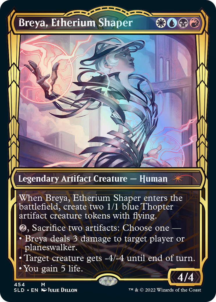 Breya, Etherium Shaper (Showcase Gilded Foil) [Secret Lair Drop Series] | Odin's Place
